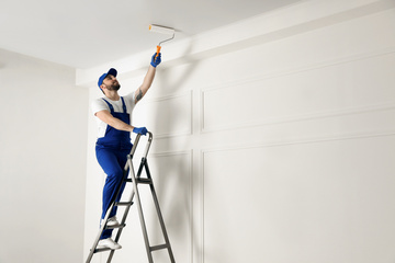 Des murs et plafonds impeccables grâce à notre peintre en bâtiment